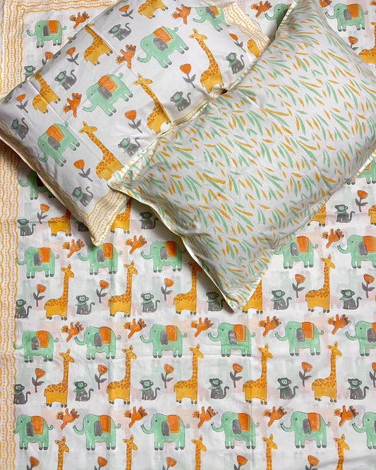 Hand Block Printed Cotton Bed Sheet